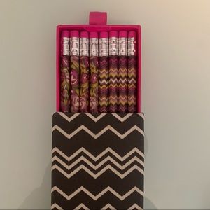 NWT Missoni for Target Colorful Patterned Pencil Box + 8 Unused Pencils